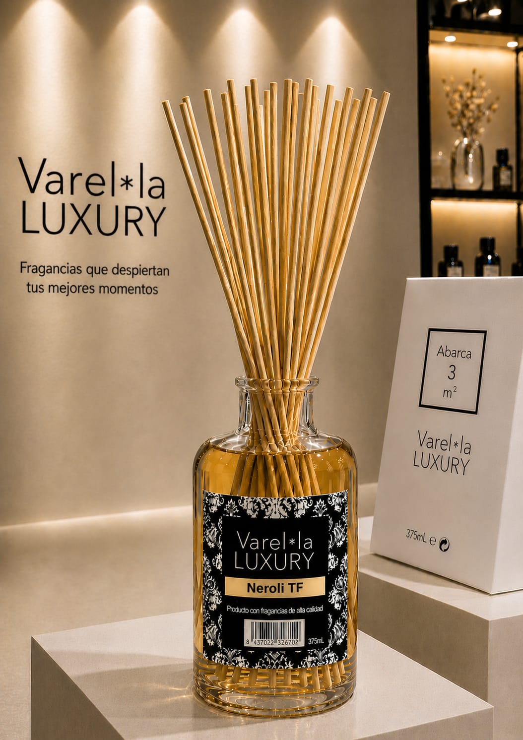 Varel*la Luxury Neroli TF 375ml. ENVIO GRATUITO. Abarca 3m2.