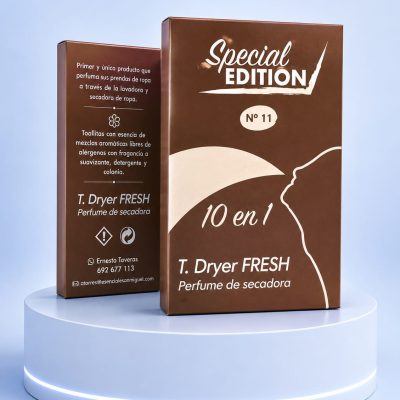 T.Dryer Fresh Perfume de Secadora nº11 Pack 10 unidades. Pack 10 unidades X 10 Packs (100und) ENVIO GRATUITO.