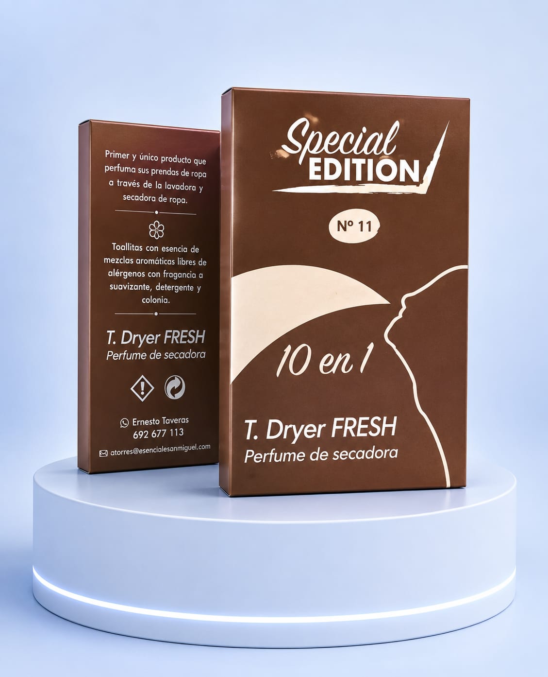 T.Dryer Fresh Perfume de Secadora nº11 Pack 10 unidades. Pack 10 unidades X 10 Packs (100und) ENVIO GRATUITO.