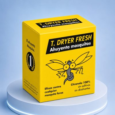 T.Dryer Fresh Anti Mosquitos Pack 20 unidades. Pack 4 X 20  (80und) ENVIO GRATUITO.