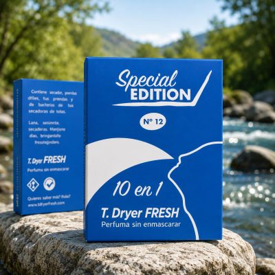 T.Dryer Fresh Perfume de Secadora nº12 . Pack 10 unidades X 10 Packs (100und) ENVIO GRATUITO.