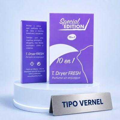 T.Dryer Fresh Perfume de Secadora nº14. Flor de Loto. Pack 10 unidades X 10 Packs (100und) ENVIO GRATUITO