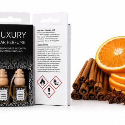 Ambientador Automovil 8ml Canela - Naranja.