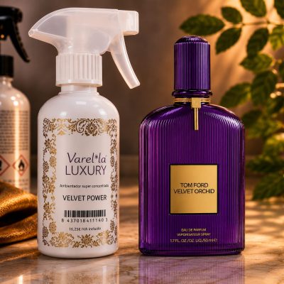 Ambientador Super concentrado de lujo 250 ml. Velvet Power. Tipo Velvet Orchid de T.F. ENVIO GRATUITO. (copia)