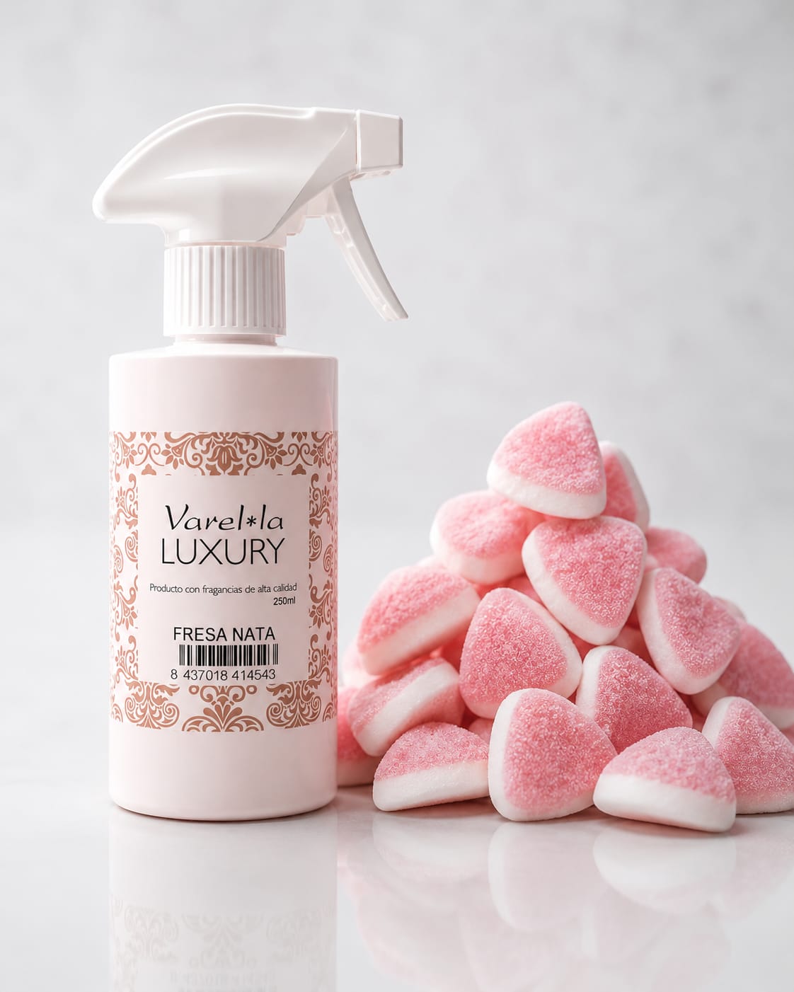 Ambientador Super concentrado de lujo 250 ml. Fresa Nata (tipo tiendas DRIM). ENVIO GRATUITO.